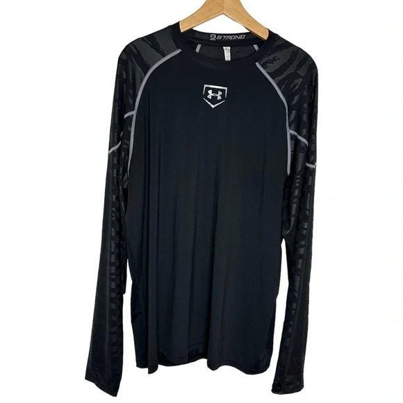 Under Amour 9 strong black performance long sleeve XL top - Picture 1 of 6